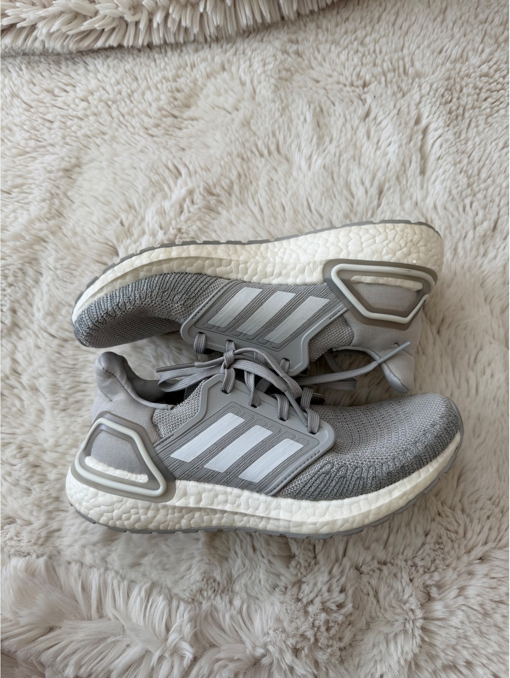Adidas Ultraboost 20 Running Shoes Gray White Size 7 Nike gymshark